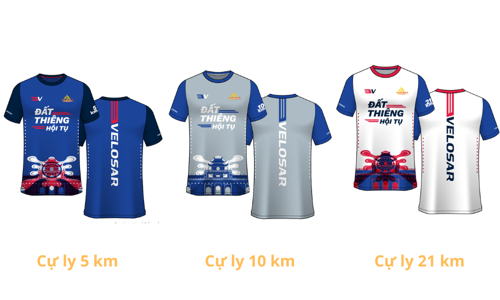 Finisher shirt for Bac Giang Newspaper Half Marathon debuted 